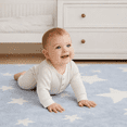 thumbnail image 6 of Little Nest Toddler Area Rug, Stars, 3X5", 6 of 6