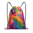 thumbnail image 1 of Fotbe Colorful Parrot Jungle Dream A Bolsa Mochila con Cordón Estampada, Bolsa de Gimnasio Deportiva, Bolsa Cinch, Bolsa con Cordón para Hombres y Mujeres-Medium, 1 of 6