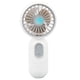 thumbnail image 2 of Mini ventilador de mano pequeño ventilador portátil personal velocidad ajustable USB recargable ventilador para viajes en interiores y exteriores blanco, 2 of 12