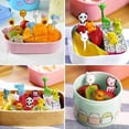 thumbnail image 5 of Tenedor de fruta y comida para niños, caja Bento con animales bonitos, decoración, tenedores, tenedores pequeños para pastel, tenedores de postre, 5 of 5