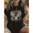 thumbnail image 3 of 【New style】Festival-Themed Women'S Round-Neck Spring And Summer T-Shirt Featuring a Casual Design with a ROCK and ROLL Electric, 3 of 7