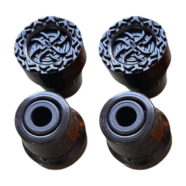 4 piezas de puntas para bastones de trekking, accesorios antideslizantes, piezas resistentes para bastones de trekking. Negro