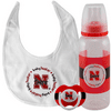 Nebraska Cornhuskers Infant 3-Piece Bottle, Bib & Pacifier Gift Set - No Size