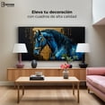 thumbnail image 3 of Cuadro Decorativo Marco Flotante Elegancia Azul Oro 120x60 Canvas Revolution, 3 of 3