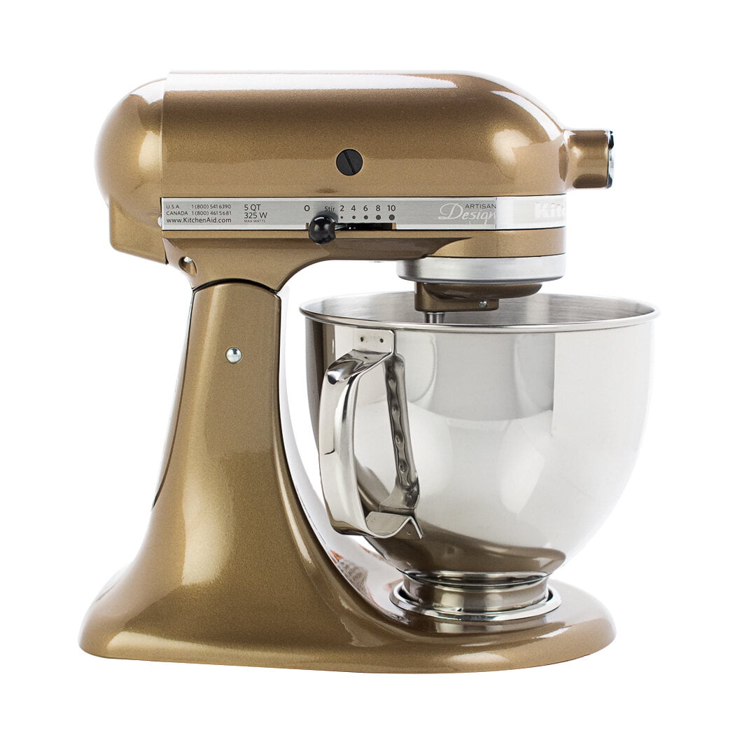 Kitchenaid Refurbished 5 Quart Artisan Tilt Head Stand Mixer Toffee Sparkle Walmart Com