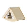thumbnail image 4 of Cats Scratcher House para gatos interiores de diseño acogedor Minimalismo Casa de rascado de triángulo rústico elegante para un amigo, 4 of 8