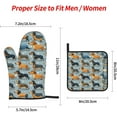 thumbnail image 3 of Colors Dachshund Weiner Dog Oven Mitts and Pot Holders Sets of 4, Heat-Resistant Hot Pads Non-Slip BBQ Gloves for Kitchen Baking Cooking Grilling, 3 of 6