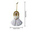thumbnail image 3 of Fiudx Adorno de Papá Noel, Diseño Artesanal de Cuerda de Algodón, Decoración de Ensueño para El Árbol de Navidad, Elegante Regalo Navideño, Adorno para La Pared Del Hogar, Accesorio para Fiestas Navi, 3 of 5