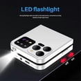 thumbnail image 3 of A50 Pro Flip Phone Dual SIM Card GSM Automatic Call Recording 2.4 Inch Screen Foldable Mobile Phones Type-C, 3 of 5