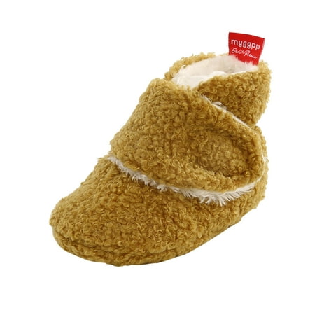Kureaily Walkers Baby Snow Shoes Prewalker Boots Booties Toddler Soft First Girls Warming Boys Baby Shoes 0-6 Months