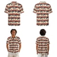 thumbnail image 2 of Xixirimido Sunset Tropical Palm Trees Matching Sets for Beach Vacation Men's Hawaiian Shirt & Women's Sleeveless Midi Dress Hawaiian Matched Couples Summer Outfits, 4XL, 2 of 7