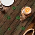thumbnail image 3 of Tropical Leaves Table Runner 90 Inches, Summer Botanical Monstera Leaf Wooden Brown Bed Runner Dresser Scarves Tabletop for Indoor Outdoor Parties/Ceremony/Banquet, 13" x 90", 3 of 9