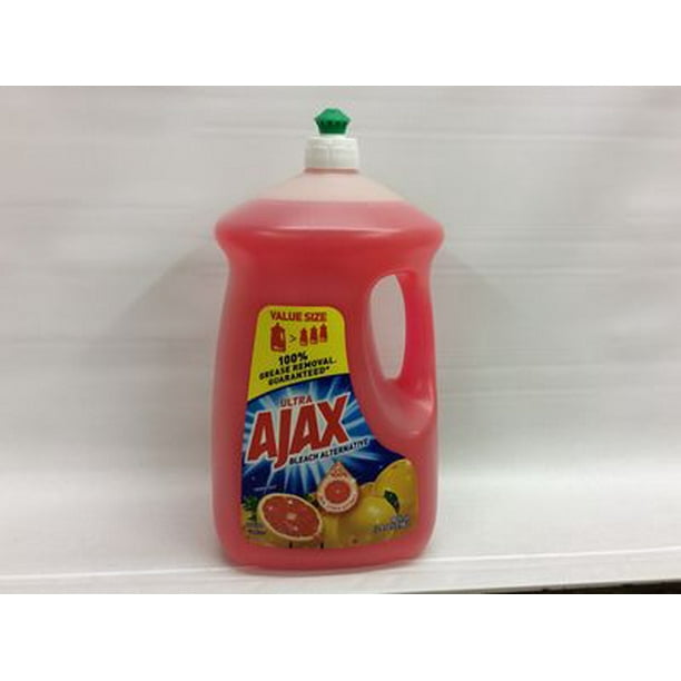Ajax Dish Washing Soap Bleach Alternative, Ruby Red Grapefruit, 90 Oz