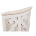thumbnail image 4 of Bowery Hill Contemporary Alabaster Upholstered Swivel Chair With Casters, 4 of 9