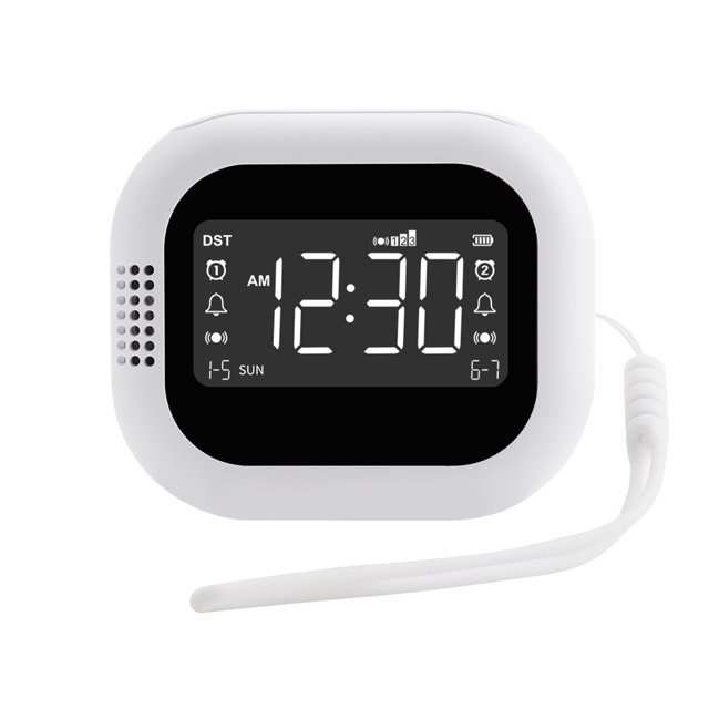 Toystoory Reloj despertador con para personas con problemas de audición. Potente despertador con reloj. Reloj despertador con potente. Electrodomésticos