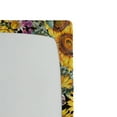 thumbnail image 3 of Ambesonne Sunflower Fitted Sheet, Vintage Floral Summer Art, Queen Size, Mustard Purple and Sea Green, 3 of 5