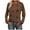Brown, variant on HAiming Shirt for Women Casual Long Sleeve Star Printed Crew Neck Pullover Tops Lightweight Trendy Clothes
