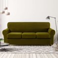 thumbnail image 2 of CHUN YI Sofa Cover with Separate Cushion Slipcover Stretch Checks, 2 of 7