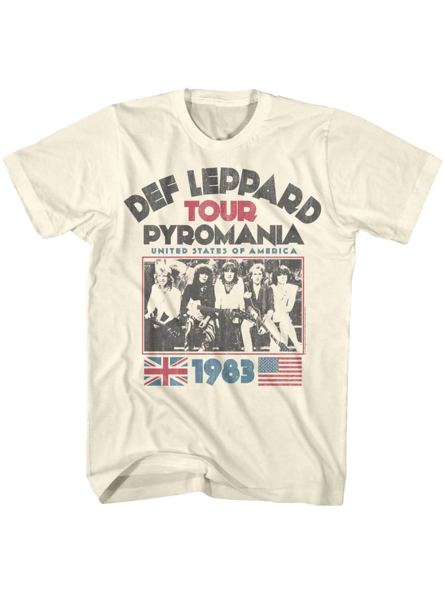 FEA Merchandising Mens Def Leppard Target Pyromania T-Shirt