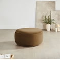thumbnail image 2 of CHITA Velvet Ottoman with Storage Large Ottoman Coffee Table Boucle Ottoman for Living Room,Brown, 2 of 11