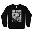 thumbnail image 1 of Bob Dylan Relaxed Black Medium Crew Fleece, 1 of 3