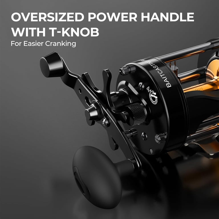 baitcasting reels for steelhead fishing - Casting 6.5:1 Gear Ratio Speed Spool Baitcaster Reels It features all precision brass gears KastKing Round Baitcasting Fishing Reel,