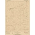 thumbnail image 2 of USGS 11x14 White Modern Wood Framed Museum Art Print Titled - Clausen Ranch Wyoming Quad - USGS 1950, 2 of 4