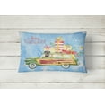 thumbnail image 2 of Carolines Treasures CK2417PW1216 Merry Christmas Rottweiler Canvas Fabric Decorative Pillow, 2 of 3