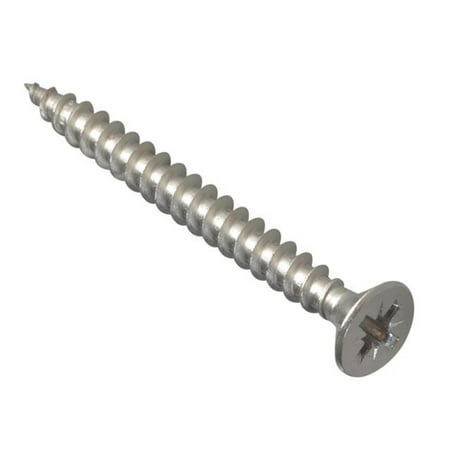 

Forgefix - Multi-Purpose Pozi Compatible Screw CSK ST S/Steel 5.0 x 50mm Forge Pack 12