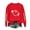 Red Sweatshirts for Winter, variant on Women's Game Day Fashion Sweatshirts Football Graphic Printed Pullover Tops Casual Crew Neck Long Sleeve Sweatshirt Funny Shirts Yellow S