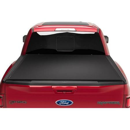 Truxedo 1569116 Tonneau Cover Sentryct Hard Roll Up Non Lockable Black Matte Woven Fabric Over Black Aluminum Slats Walmart Canada