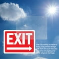 thumbnail image 6 of (2 Pack) Exit Right OSHA ANSI Sign 5 Inch X 3.5 Inch Vinyl Label Decal Sticker Weather Resistant, UV Protected for Workplace, Business, and Construction Site, Made in the USA, 6 of 7