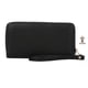 thumbnail image 2 of (Black) - AMNF RFID Blocking Womens Single Zip-Around Wristlet Wallet with Cellphone Pocket, 2 of 5