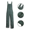 thumbnail image 3 of comerut Men Ski Pants Adjustable Shoulder Strap Quick Dry Waterproof Windproof Winter Metal Zipper Warm Snowboard Overalls Snow Bibs Male Clothing, 3 of 7