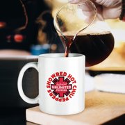 White Mug Vogue Red Hot Chili Peppers