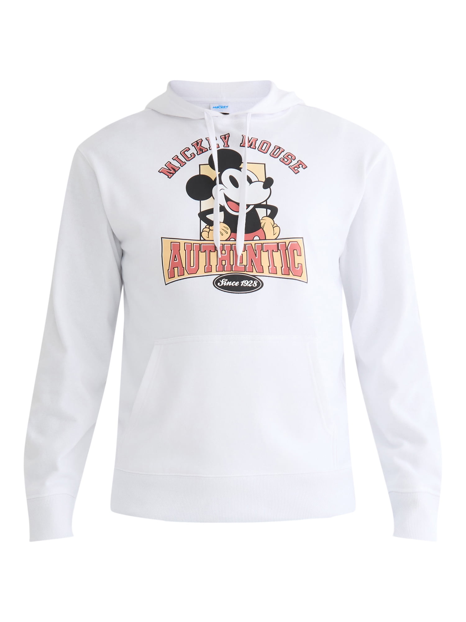 Disney Men's Mickey Mouse Authentic Brand Graphic Hoodie Sweatshirt, Sizes S-3XL