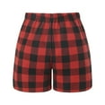 thumbnail image 5 of CZHQWE Girls Plaid Pajama Pants Girls Pj Shorts Pajama Pants For Girls Shorts Sleep Plaid Pants Soft Lounge Pj Bottoms With Pockets Red 3-4 Years, 5 of 8