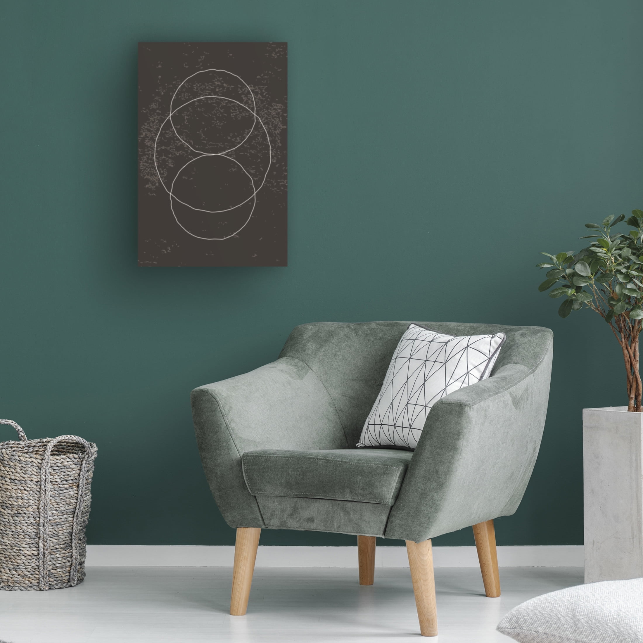 Trademark Fine Art jay stanley Black and White Minimal Set 3 Canvas Wall Art