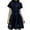 Black, variant on Gaexia Women's Stylish Metal Academic Dress Long Skirt Suit Short Sleeve Shirt Design Elegant Outfits For Daily Wear And Comfortable Fashionable,XL,Black