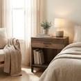 thumbnail image 3 of Origins by Alpine Weston Wood 1 Drawer Nightstand in Rustic Pine, 3 of 5