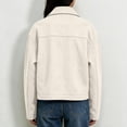 thumbnail image 4 of cocolona Fall Jackets for Women Casual Long Sleeve Zipper Outerwear Zipper Solid Color Loose Tops, 4 of 7