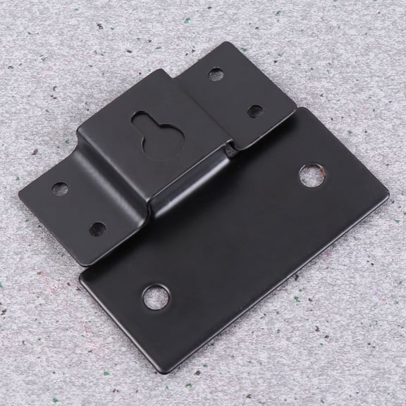 NIAIZEK 5-Pack Metal Speaker Wall Mount Brackets Black for Home Audio Sound System Setup