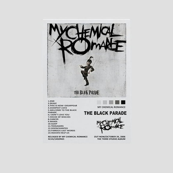 Music Poster- My Chemical Romance Album 2006 Poster - Vintage Style - Size 24x36 - Postora