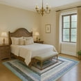 thumbnail image 7 of Addison Rugs Mayfield Premium Machine Washable Transitional Geometric Denim Rectangle Rug, 3' x 5', 7 of 7