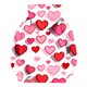 thumbnail image 4 of Tops de Hombro Frío para Niñas Manga Larga Sudadera con Capucha Estampado de Corazón Sudadera Casual de San Valentín, 4 of 6