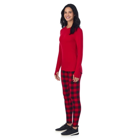ClimateRight by Cuddl Duds Base Layer 2-piece Base layer Top and Legging Set (Women's and Women's Plus)