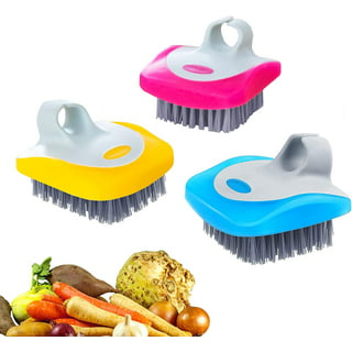 Fruit And Vegetable Brush Veggie Brushes Vegetable Scrubber Cleaning For  Carrot Potato Kitchen Supplies (1 Pc, Random Color) -t