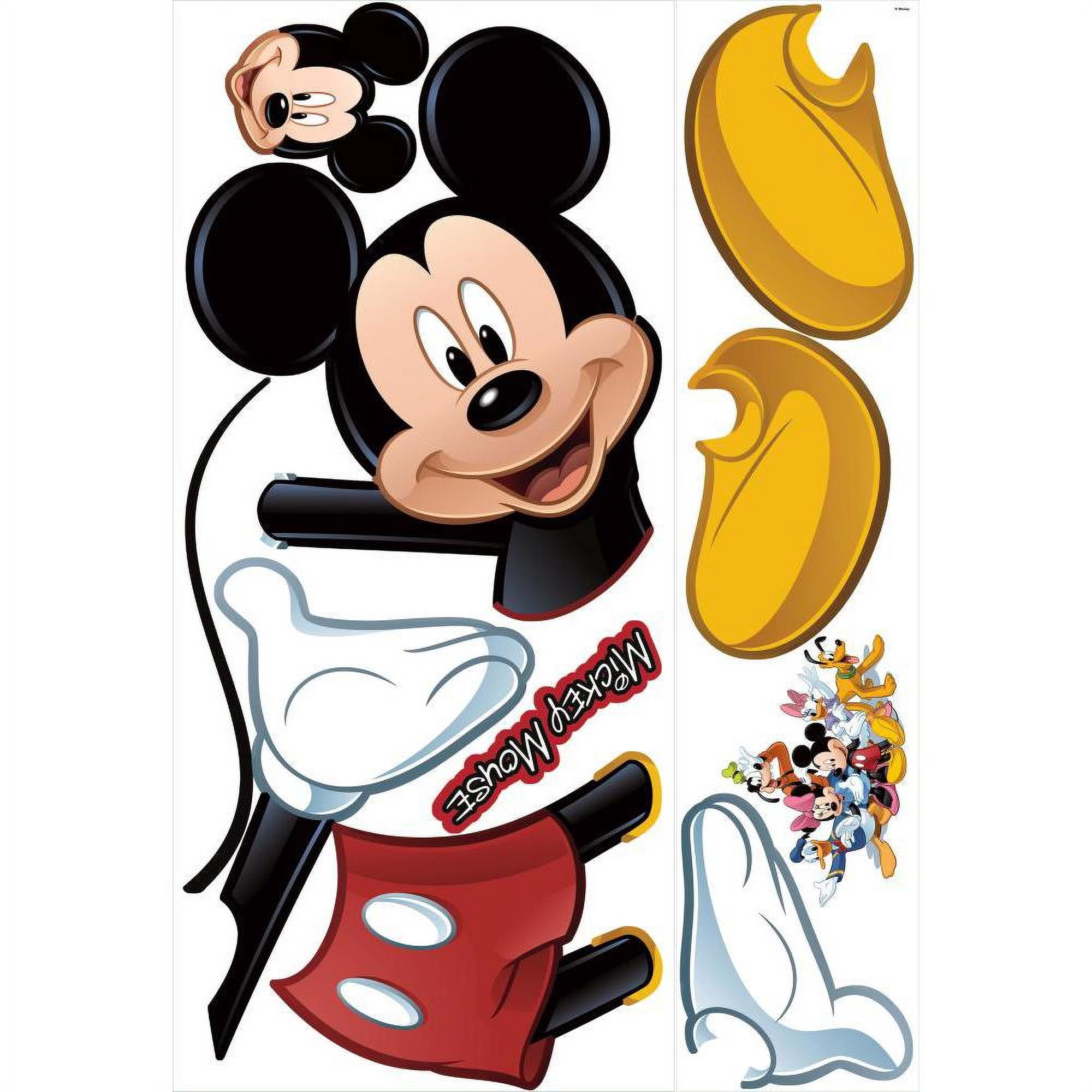 Giant Mickey Mouse Wall Decals Disney Bedroom Stickers Kids Room Decor