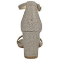 thumbnail image 3 of Bandolino Womens Armory 2 Ankle Strap Open Toe Dress Sandals, 3 of 3