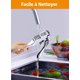 thumbnail image 5 of ZHAOCHENG Prensa de ajos de acero inoxidable de primera calidad, trituradora de ajos 2 en 1 duradera con mango ergonómico antideslizante, prensa de ajos de acero inoxidable, gancho para colgar, resist, 5 of 5